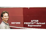 One Happy customer after using PRESTO! Gelcoat Rejuvenator™